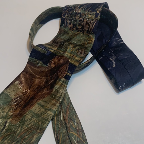 Chaps Ralph  Lauren Silk Tie - Picture 6 of 6